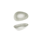 Natura Ocean 7.5" x 4.75" x h:0" Organic Blue Vitrified Platter