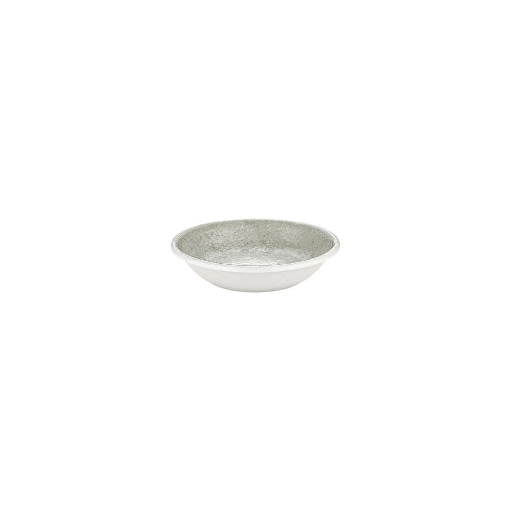 Natura Ocean dia.3.5" h:0.75" 2 oz. Round Blue Vitrified Deep Plate
