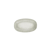 Natura Ocean 9.5" x 5.75" x h:1" Oval Blue Vitrified Platter