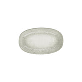 Natura Ocean 11.5" x 7" x h:1.25" Oval Blue Vitrified Platter