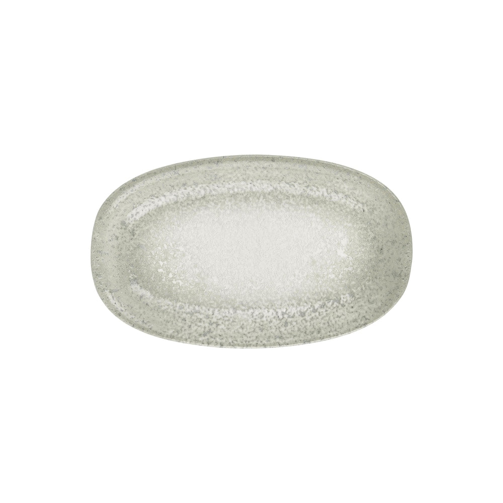 Natura Ocean 13.5" x 8" x h:1.5" Oval Blue Vitrified Platter