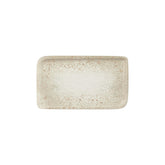 Natura 11.75" x 7" x h:0" Rectangular Brown Vitrified Platter