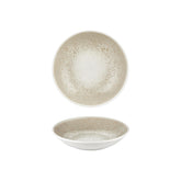 Natura dia.9" h:0" 34 oz. Round Brown Vitrified Deep Plate