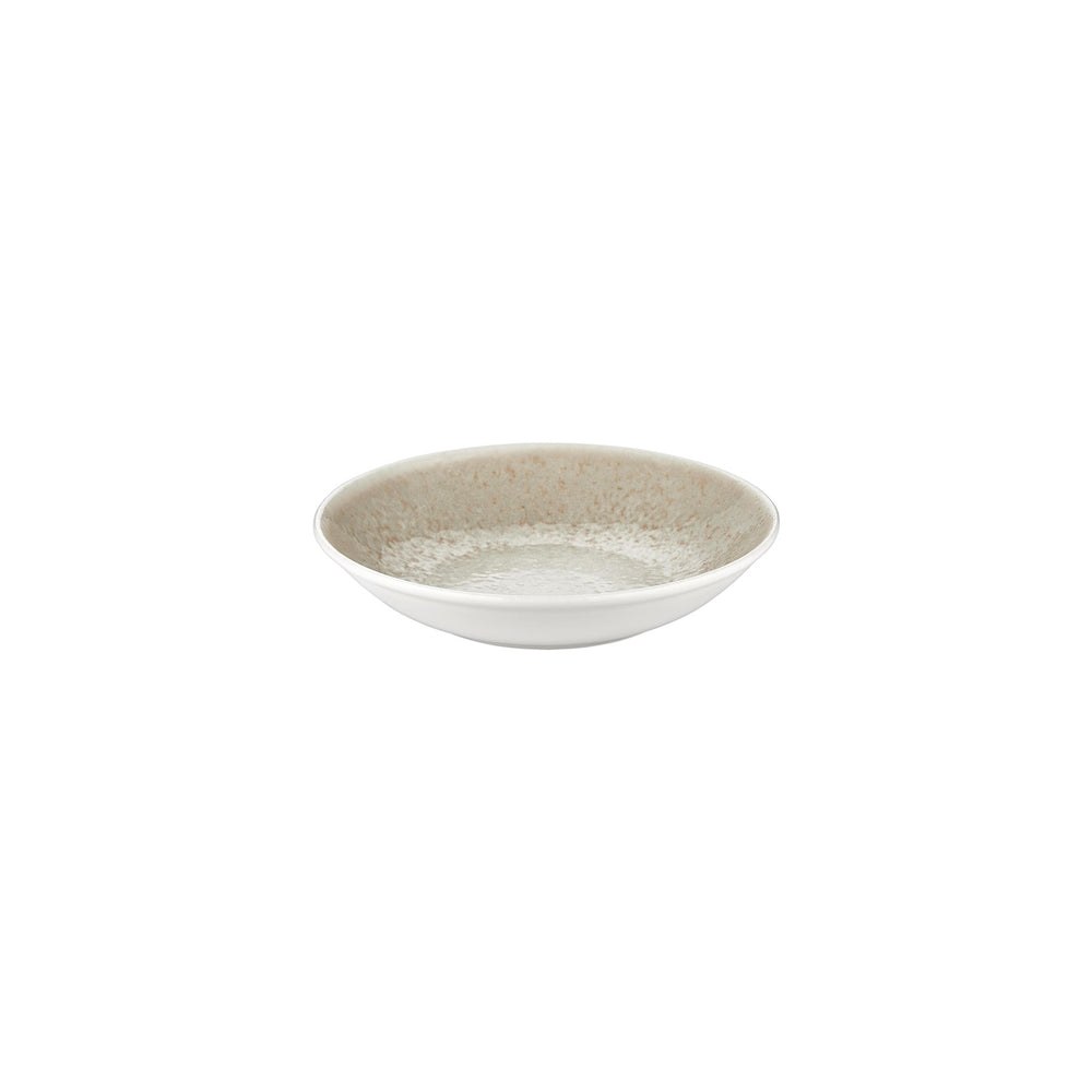 Natura dia.9" h:0" 34 oz. Round Brown Vitrified Deep Plate