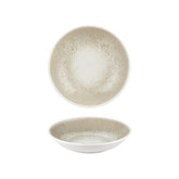 Natura dia.9.75" h:2" 44 oz. Round Brown Vitrified Deep Plate