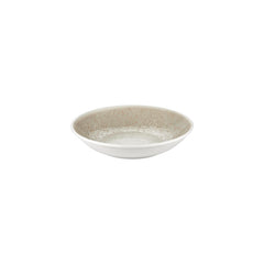 Natura dia.9.75" h:2" 44 oz. Round Brown Vitrified Deep Plate