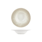 Natura dia.9.75" h:2" 14 oz. Round Brown Vitrified Deep Plate