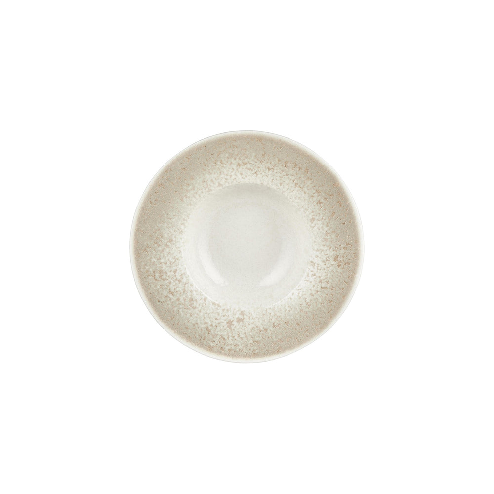 Natura dia.9.75" h:2" 14 oz. Round Brown Vitrified Deep Plate