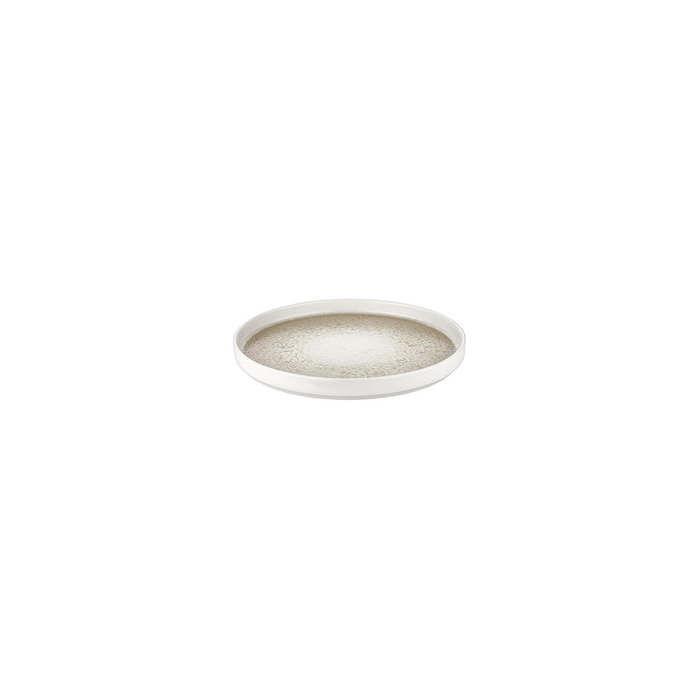 Natura dia.6.25" Round Brown Vitrified Plate