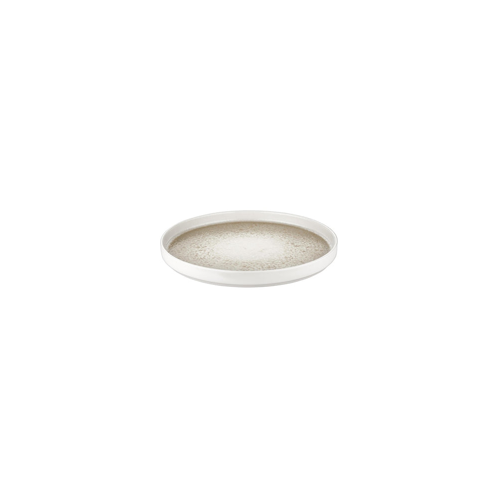Natura dia.7.5" Round Brown Vitrified Plate