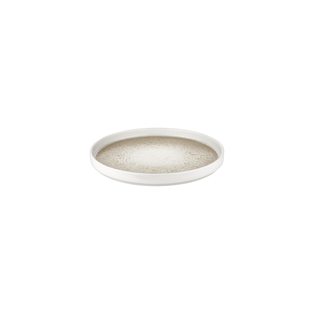 Natura dia.9" Round Brown Vitrified Plate