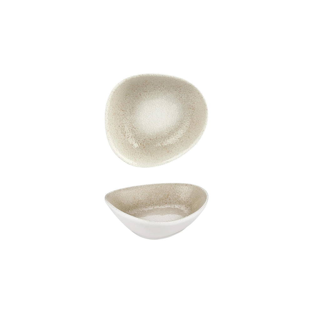Natura 4" x 3.5" x h:0" 3 oz. Organic Brown Vitrified Bowl