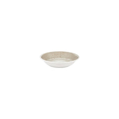 Natura dia.3.5" h:0.75" 2 oz. Round Brown Vitrified Deep Plate