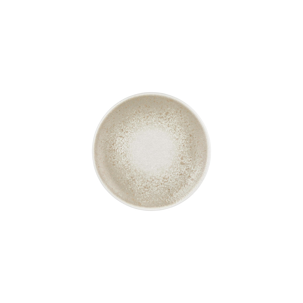 Natura dia.8.25" Round Brown Vitrified Plate