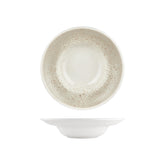 Natura dia.10.75" h:0" 17 oz. Round Brown Vitrified Deep Plate