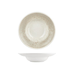 Natura dia.10.75" h:0" 17 oz. Round Brown Vitrified Deep Plate