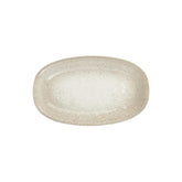 Natura 13.5" x 8" x h:0" Oval Brown Vitrified Platter