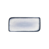 Occhio 14.25" x 6.5" x h:0" Rectangular Blue Vitrified Platter