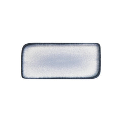 Occhio 13.75" x 6.25" x h:0" Rectangular Blue Vitrified Platter