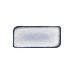 Occhio 13.75" x 6.25" x h:0" Rectangular Blue Vitrified Platter