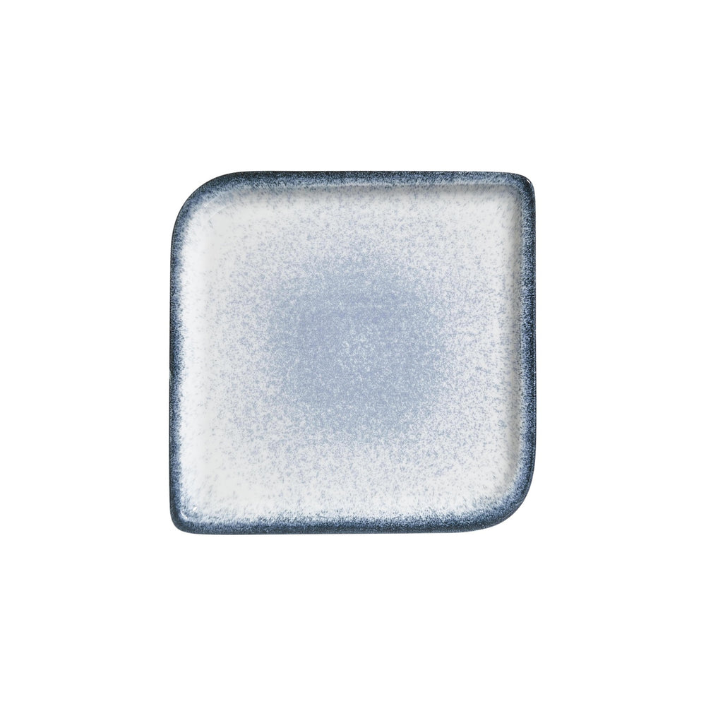 Occhio 11" x 11" Square Blue Vitrified Plate