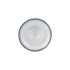 Occhio dia.9.75" h:2" 14 oz. Round Blue Vitrified Deep Plate