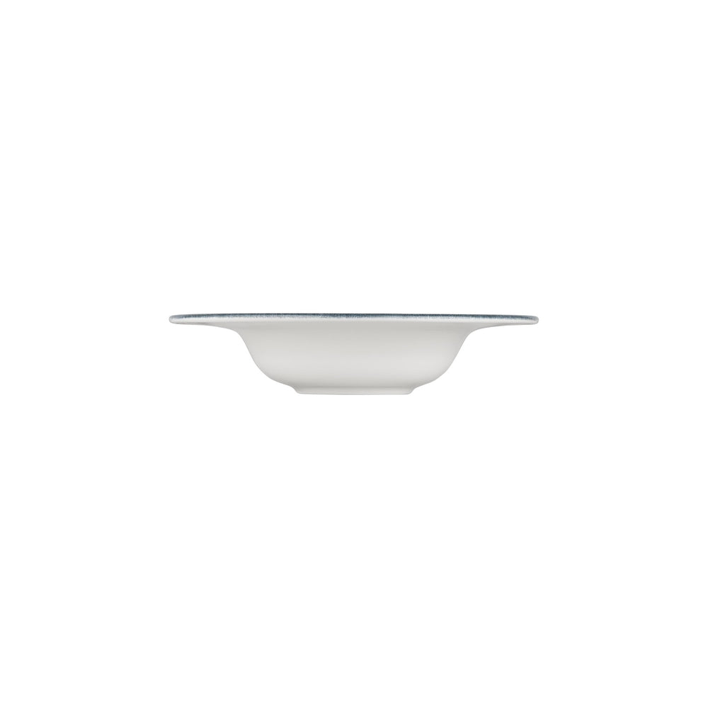 Occhio dia.11" h:2.25" 16 oz. Round Blue Vitrified Deep Plate