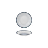 Occhio dia.5" h:0" 5 oz. Round Blue Vitrified Deep Plate