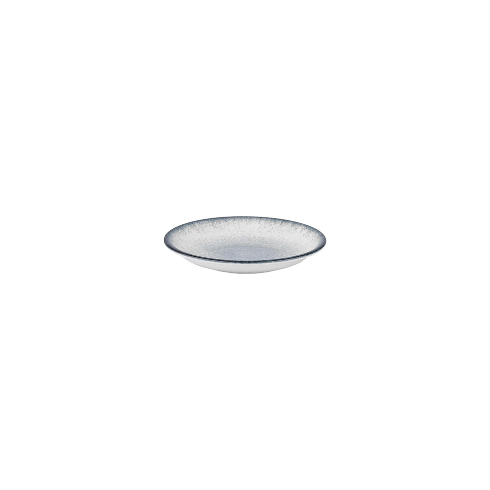 Occhio dia.5" h:1" 5 oz. Round Blue Vitrified Deep Plate
