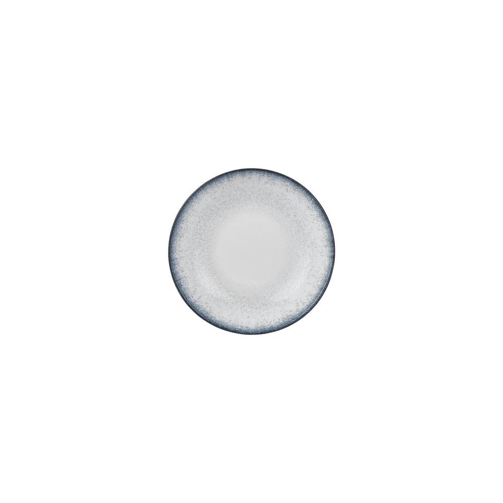 Occhio dia.5" h:1" 5 oz. Round Blue Vitrified Deep Plate