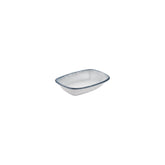 Occhio 5.5" x 4" x h:0" Rectangular Blue Vitrified Deep Plate