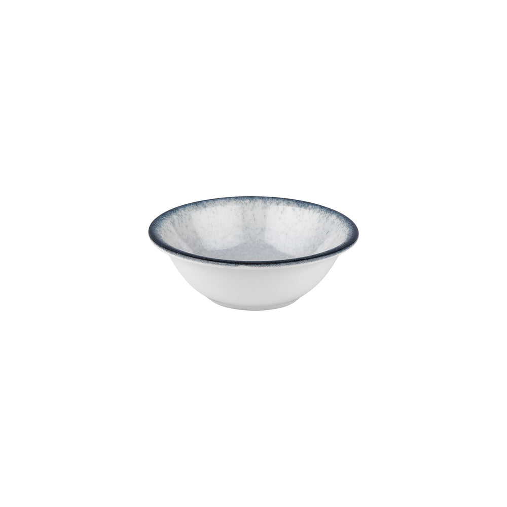 Occhio dia.8.75" h:3" 42 oz. Round Blue Vitrified Bowl
