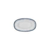 Occhio 9.5" x 5.75" x h:0" Oval Blue Vitrified Platter