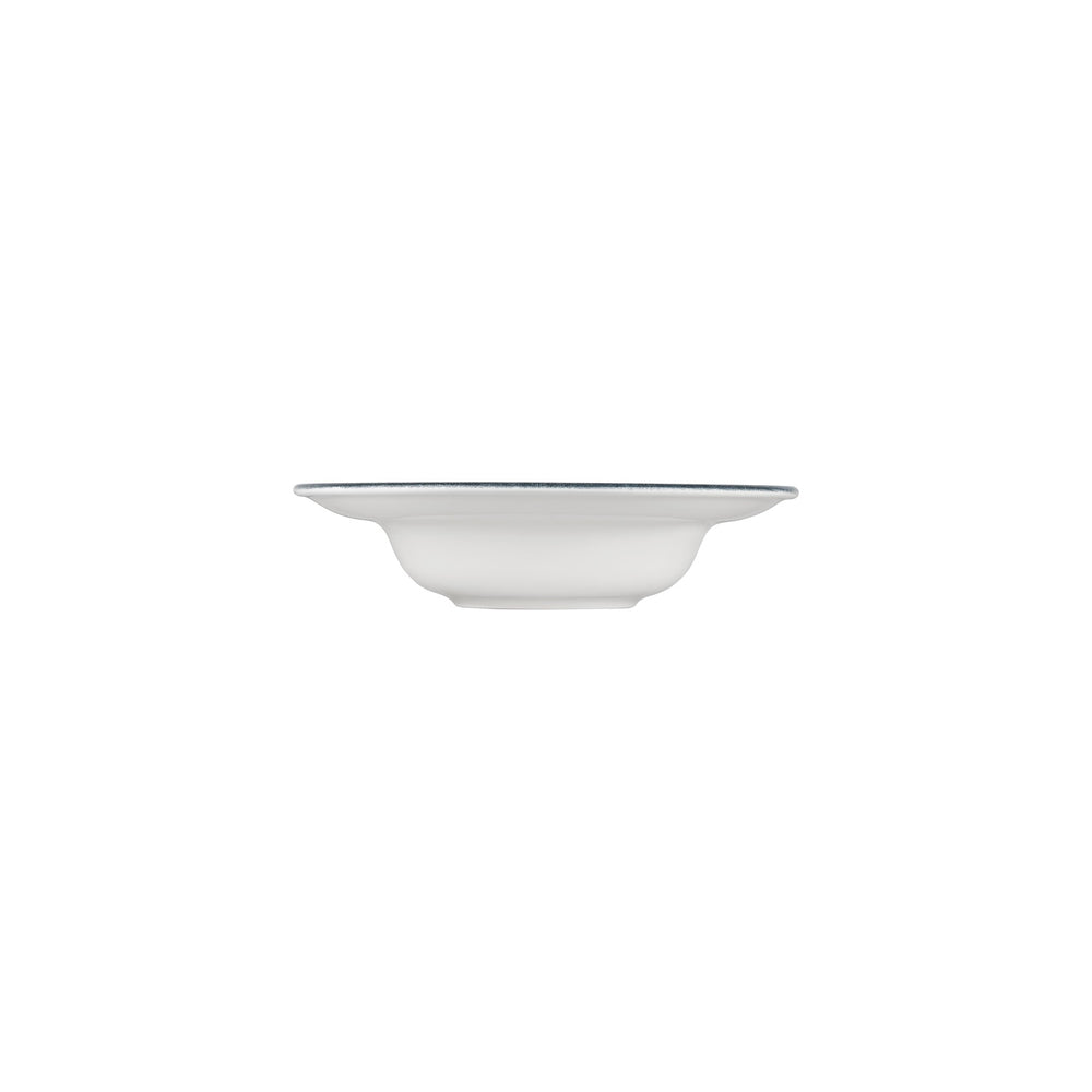 Occhio dia.9.75" h:2.25" 14 oz. Round Blue Vitrified Deep Plate