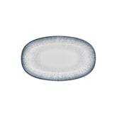 Occhio 13.5" x 8" x h:0" Oval Blue Vitrified Platter