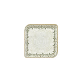 Oliva 8.75" x 8.75" Square Green Vitrified Plate