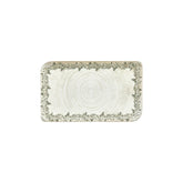 Oliva 11.75" x 7" x h:0" Rectangular Green Vitrified Platter