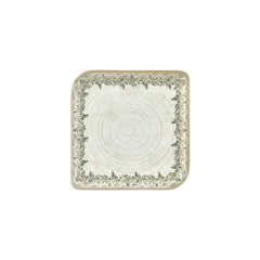 Oliva 9.75" x 9.75" Square Green Vitrified Plate