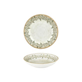 Oliva dia.9" h:0" 34 oz. Round Green Vitrified Deep Plate