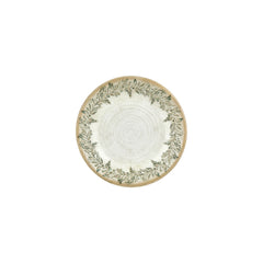Oliva dia.9" h:0" 34 oz. Round Green Vitrified Deep Plate