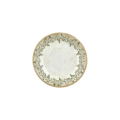Oliva dia.9.75" h:0" 44 oz. Round Green Vitrified Deep Plate