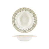 Oliva dia.11" h:0" 16 oz. Round Green Vitrified Deep Plate