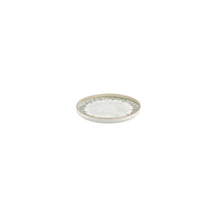 Oliva dia.6.25" Round Green Vitrified Plate