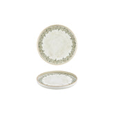 Oliva dia.7.5" Round Green Vitrified Plate