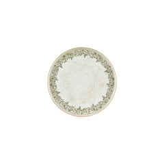 Oliva dia.9" Round Green Vitrified Plate