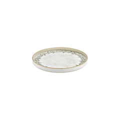 Oliva dia.9.75" Round Green Vitrified Plate