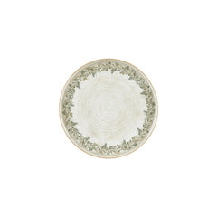 Oliva dia.9.75" Round Green Vitrified Plate