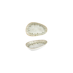 Oliva 6.25" x 4" x h:0" Organic Green Vitrified Platter