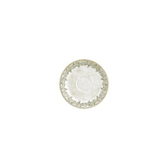 Oliva dia.6.25" Round Green Vitrified Saucer