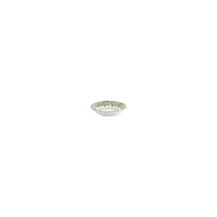 Oliva dia.3.5" h:0" 2 oz. Round Green Vitrified Deep Plate
